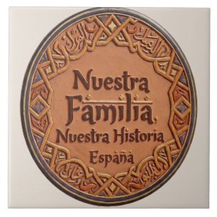 De Cerámica Artesanal: "Nuestra Familia, Nuestra H Ceramic Tile