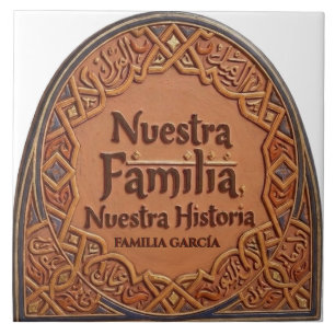 De Cerámica Artesanal: "Nuestra Familia, Nuestra H Ceramic Tile
