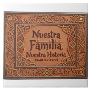 De Cerámica Artesanal: "Nuestra Familia, Nuestra H Ceramic Tile