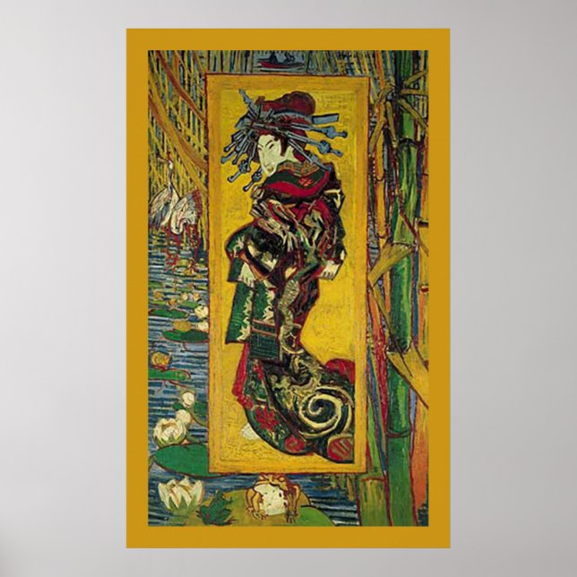 De Courtisane by Vincent van Gogh Poster (Front)