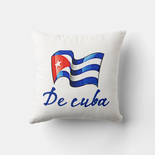 De Cuba stylish decoration Throw Pillow (Back)