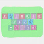 Periodic Table Writer  De Deken van het baby Baby Dekens