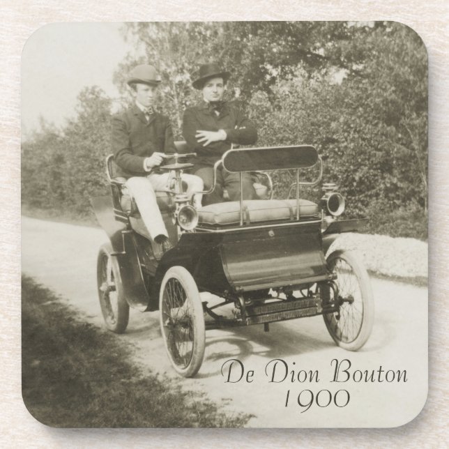 De Dion Bouton 1900 Beverage Coaster (Front)