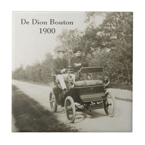 De Dion Bouton 1900 Ceramic Tile