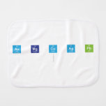 au mg cu ag pb   De Doek van de oprisping Baby Monddoekje