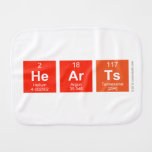 hearts  De Doek van de oprisping Baby Monddoekje