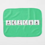  Peyton  De Doek van de oprisping Baby Monddoekje