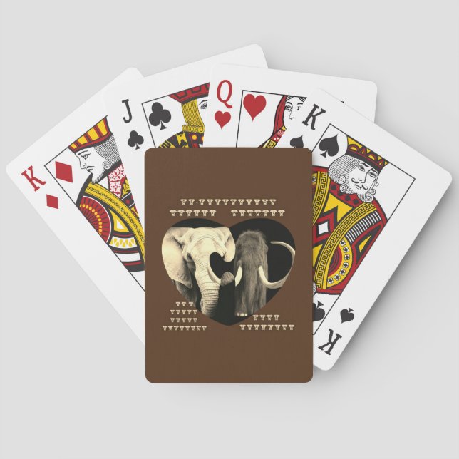 De-Extinction Wooly Mammoth    Poker Cards (Back)