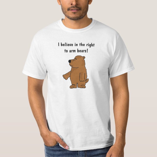 DE- Funny Arm Bears Shirt (Front)