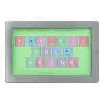 Periodic Table Writer  De Gespen van de riem