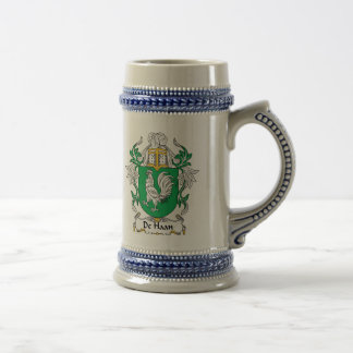 De Haan Family Crest Beer Stein