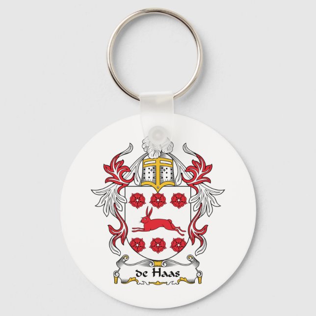de Haas Family Crest Keychain (Front)