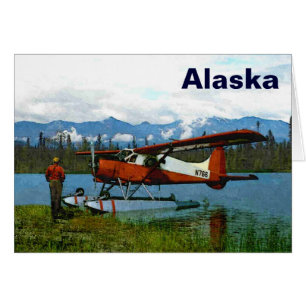 De Havilland Beaver Floatplane - Alaska Cards