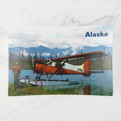 De Havilland Beaver Floatplane _ Alaska Trinket Tray
