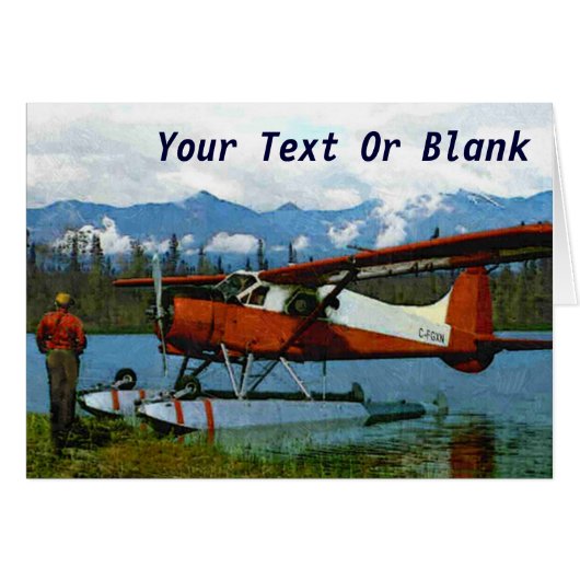 De Havilland Beaver Floatplane - Canada Cards (Front Horizontal)