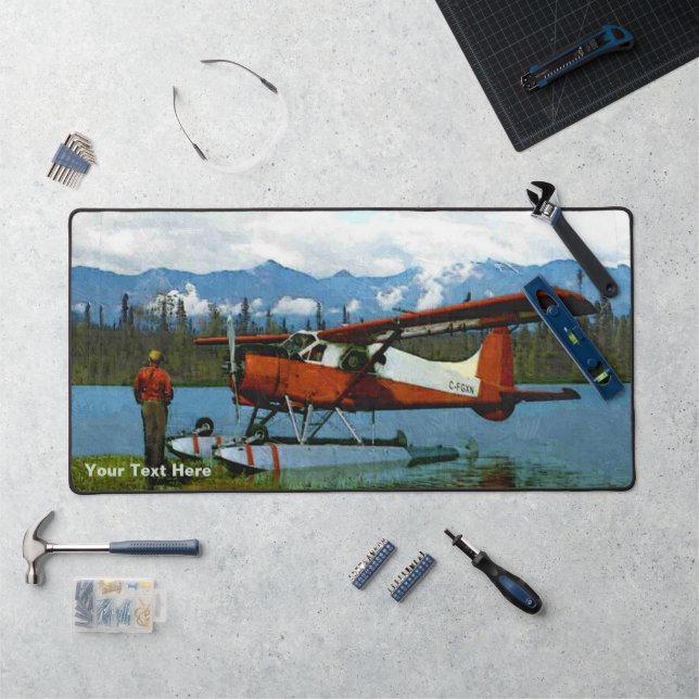 De Havilland Beaver Floatplane - Canada Desk Mat (Workstation)