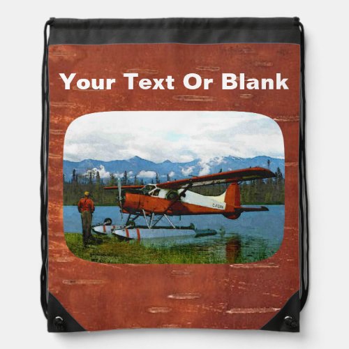 De Havilland Beaver Floatplane _ Canada Drawstring Bag