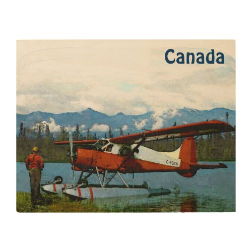 De Havilland Beaver Floatplane _  Canada Wood Wall Art