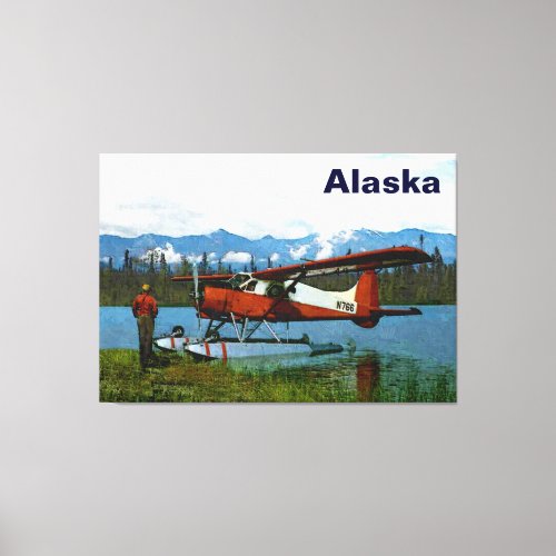 De Havilland Beaver Floatplane Canvas Print
