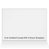 De Havilland Beaver Floatplane Cards (Inside Horizontal (Top))