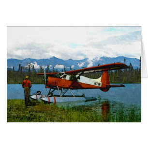 De Havilland Beaver Floatplane Cards