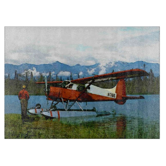 De Havilland Beaver Floatplane Cutting Board (Front)