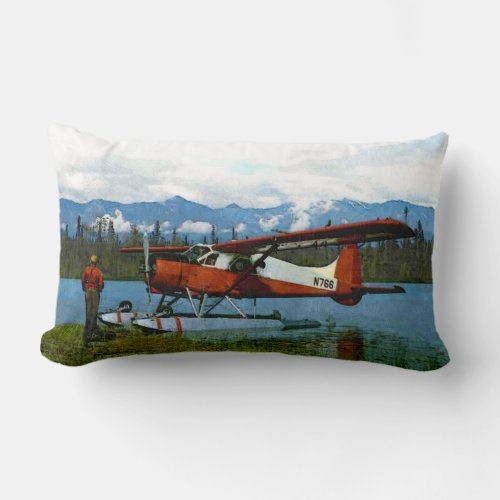 De Havilland Beaver Floatplane Lumbar Pillow