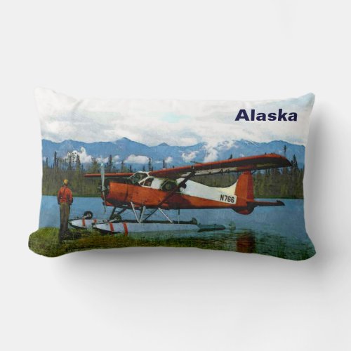 De Havilland Beaver Floatplane Lumbar Pillow