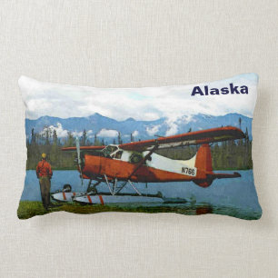 De Havilland Beaver Floatplane Lumbar Pillow