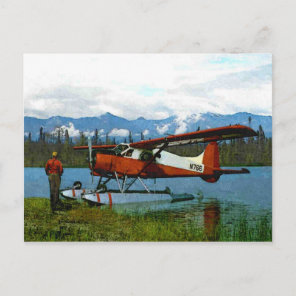 De Havilland Beaver Floatplane Postcard