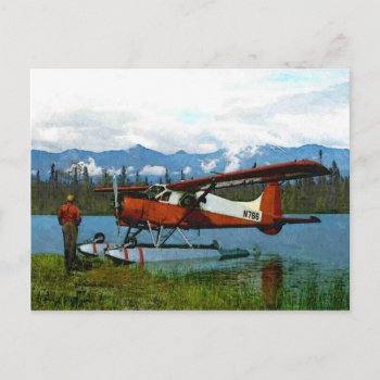 De Havilland Beaver Floatplane Postcard by Bluestar48 at Zazzle