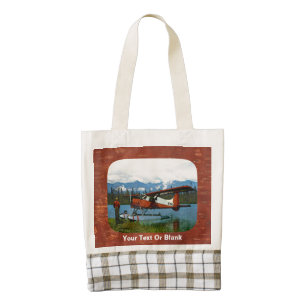 De Havilland Beaver Floatplane - US Zazzle HEART Tote Bag