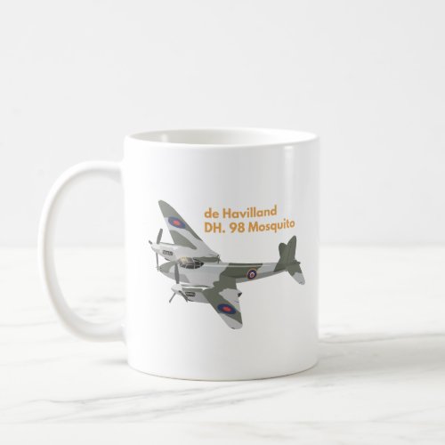 de Havilland DH98 Mosquito British WW2 Airplane Coffee Mug