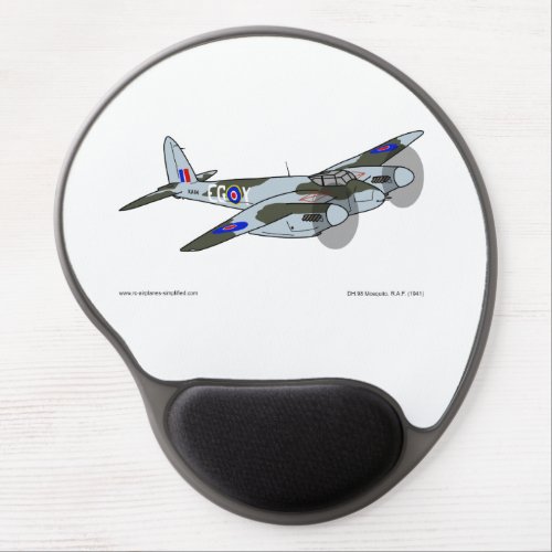 de Havilland Mosquito 1941 Gel Mouse Pad