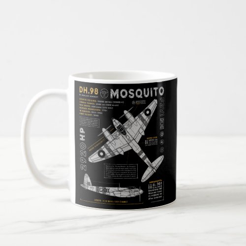 De Havilland Mosquito Fighter Bomber British Ww2 R Coffee Mug