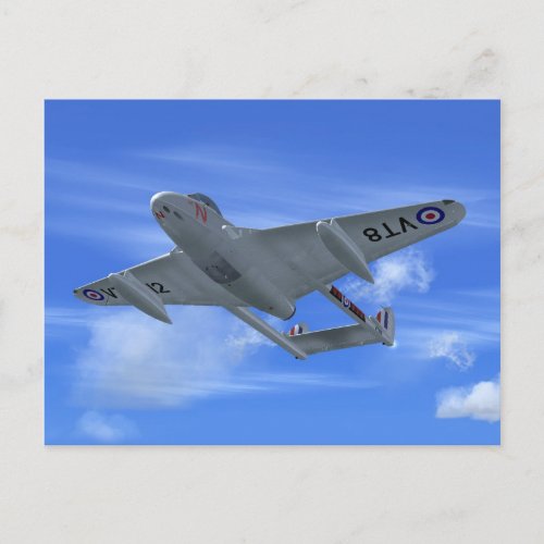 De Havilland Vampire Postcard