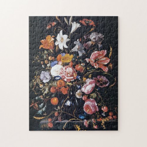 de Heem Floral Vase Painting Jigsaw Puzzle