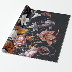de Heem Floral Vase Painting Wrapping Paper