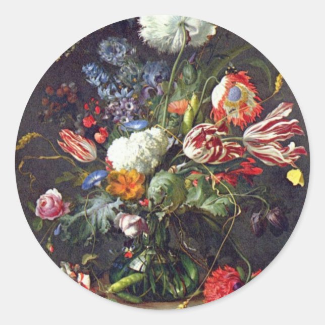 De Heem Flower Stickers (Front)