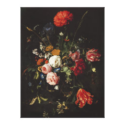 de Heem Flower Vase Painting Canvas Print