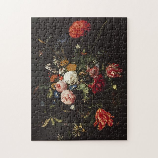 de Heem Flower Vase Painting Jigsaw Puzzle (Vertical)