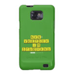  NXN!! VOETSEK   I'M STUDYING  De Hoesjes van de Melkweg van Samsung S2