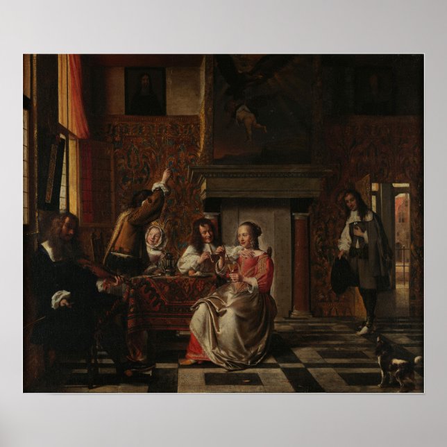 De Hooch - Happy Company Poster (Front)