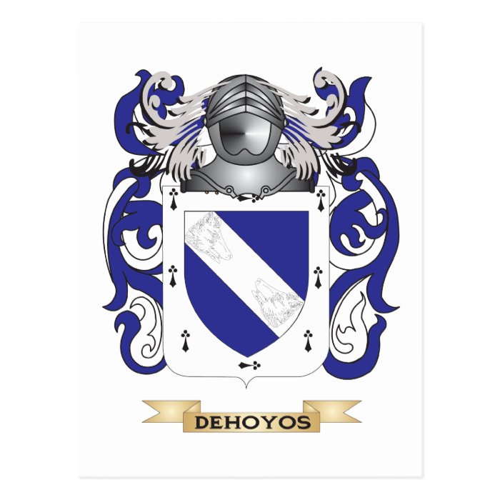 de Hoyos Coat of Arms Post Cards