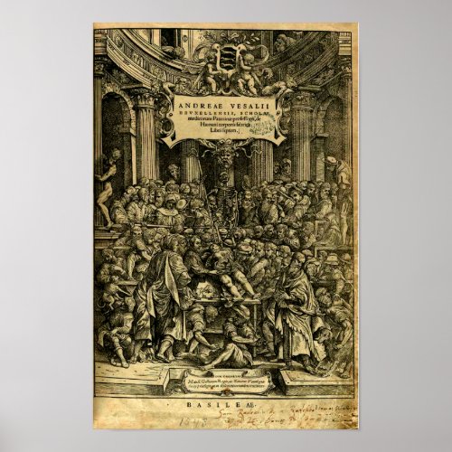 De Humani Corporis Fabrica Poster