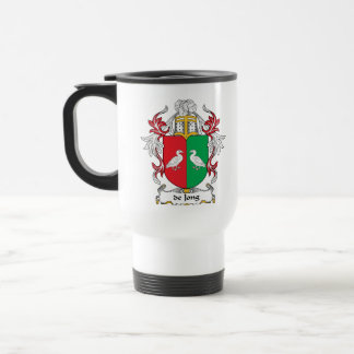 de Jong Family Crest Travel Mug