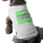 Periodic Table Writer  De Kleding van het huisdier Shirt Voor Honden