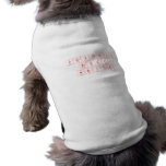 Periodic Table Writer  De Kleding van het huisdier Shirt Voor Honden