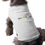 capas tectónicas  De Kleding van het huisdier Shirt Voor Honden