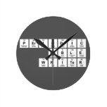 Periodic Table Writer  De Klokken van de muur